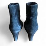 Rockport Black Suede Wedge Zip Ankle Boot Size 6.5 Photo 3