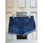 Seven7  Weekend Denim Shorts Blue Cotton Blend Zip Solid Size‎ 6 Photo 1