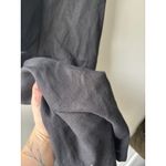 Magic  LINEN Black Linen Asymmetrical Flowy Light‎ Dress Royal Toscana Size Small Photo 10