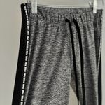 PINK - Victoria's Secret Pink Victoria Secret Athletic Striped Black Gray Skinny Jogger Pants Size XS Photo 3