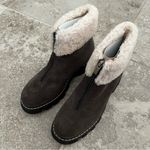 La Canadienne Abba Suede Shearling Waterproof, Brown Size 5M NEW Retail $585 Photo 6