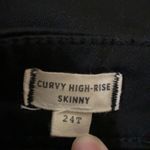 Madewell Black Tall Curvy High-Rise Skinny Jeans sz 24T Photo 10