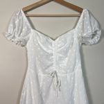 Princess Polly ‎ Mikail White Embroidered Mini Dress Size 2 Milkmaid Cottage Y2K Photo 3