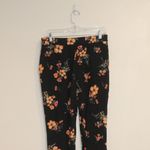 H&M Divided Black Floral Pants Sz 8 Photo 8