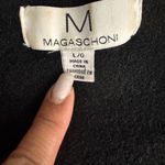 Magaschoni  Black and White Plaid Pea Coat Size Large Photo 11