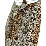 J.Crew Wide-leg cropped pant in leopard-print 100% silk sz. 4 Photo 2