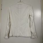 Massimo Dutti  white ivory tweed knit lightweight blazer jacket size US 2 Photo 7