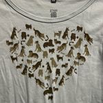 Green 3 Double Up Organic cotton Dog Lover Long Sleeve Tee Gray Size XXL Photo 1