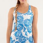 Lululemon Cool Racerback Laceoflage Beaming Blue Size 8 Photo 0