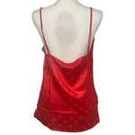 Boutique Red Hearts Novelty Sleep Satin Cami Sleeveless Top NWT Size M Photo 1