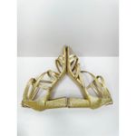 Zigi Soho Zigi Soro Sandals Size 6‎ Gold Open Toe Ankle Strap Dress Heels Sparkly Photo 6