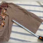 Andree by Unit  Womens Small Embroidered Floral Boho Peasant Top Blush Photo 8