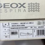 Geox  Elidia Respira metallic leather loafers Photo 7