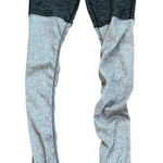 Alo Yoga  Grey High Waist‎ Ribbed Knit Lounge Leggings Ruched Small Dance Workout Photo 1
