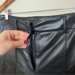Avec Les Filles  Faux-ever leather straight leg pants NEW LARGE Photo 3