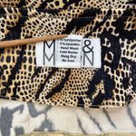 Mika & Milan Animal Print Zip up Women’s Jacket, Size Medium Brown Photo 7