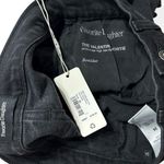 FAVORITE DAUGHTER Valentina Super High Rise Cigarette Shortie Jeans,Boulder, 24” Black Photo 9