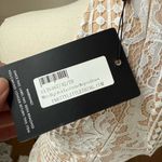 Pretty Little Thing NWT  White High Neck Lace Crochet Bodycon Mini Dress 4 Photo 7