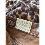 CODE BLEU Womens Petite Mid Rise Skinny Jeans Floral Print Brown 8 Chloe NEW Size 8P Photo 3