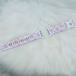 Pink Bow Design Apple Watch Bands in white pink 38mm 40mm 41mm Photo 1