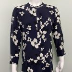 Theory  Carstan Autumn Floral Printed Dress size 4 Photo 2