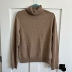 Apt. 9  100% cashmere turtle neck neutral sweater, size L, small hole, very soft Photo 0