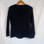 Adore Embellished Beaded Knit Sweater Dressy Boho Chic Black Size Medium Photo 1