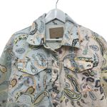 BlankNYC Coming Through Paisley Denim Jacket Size M Blue Size M Photo 3