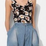 Kimchi Blue Sunflower Crop Top Photo 0