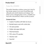 Boston Proper  Valencia Abstract Print Halter Fit and Flare Midi Dress Photo 2