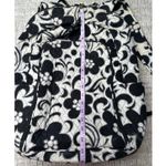 Vera Bradley  Black and White Floral Backpack Photo 8
