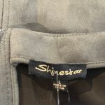 Shinestar Green Skirt, Short Style With Zipper Back. Velvety  Spandex Photo 2