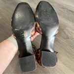 CAbi Kiki Faux Hair Leopard Cheetah Ankle Strap Kitten Block Heels Size 8 Photo 9
