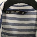 ZARA Striped Button Women's Sz S Small Spot Photo 1