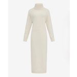 Gibson Latimer NWT Cream Turtleneck Wool Blend Maxi Dress Size L NEW! Photo 3