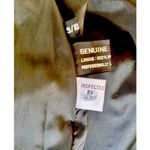 Winlit Women's Vintage 100% Genuine Leather Black Straight Pencil Skirt 9/10 Photo 4