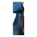 CL by Laundry  WOMEN'S JOANNE‎ SUEDE BLACK HEELED FLORAL CUTOUT SANDALS SIZE 8.5 Photo 12