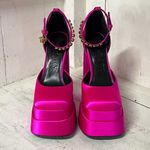 Versace  Medusa Aevitas 160mm Charm Ankle Strap Platform Pumps Hot Pink 39 / 8.5 Photo 2