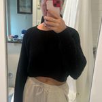 SheIn Black Cropped Sweater Photo 0