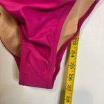 J.Crew Swimsuit Women’s Size 8 Ruched Ruffle One-Piece Pink Fuchsia V Neck New Photo 6