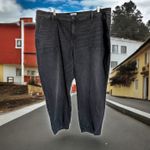 Lane Bryant Womens Jeans Sz 28 Signature Fit Boyfriend Cozy Jogger Black Wash Photo 3