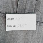 Philosophy  Distressed Gray Chambray Shirt Dress Size XL Gray Mini Shirt Dress Photo 8