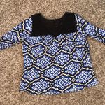 Lucky Brand  knit neckline multicolor top Photo 7