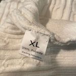 #317 SWEATER SET White Cable Knit Cardigan and Dress Set Size XL Photo 8