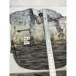 Womans Inoah Large Gray Graphic Long Sleeve Pullover Scoop Neck Tunic Top NWT Photo 6