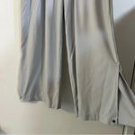 ADAY  Cooler Days Culottes Cloud XS Cool Gray Wide Leg Cropped Slit Resort Photo 5