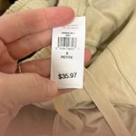 Banana Republic  Cargo Pants NWT $35 Small Petite Tan Taper Drawstring Sweat Photo 2