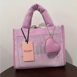 Juicy Couture NWT! Y2K Lavender Mini Tote with Heart Charm Photo 0