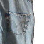 Levi's Levi’s Apron Women's Light Blue Denim Drawstring Overalls size Xl Photo 10