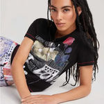 Desigual Streetwear Rare y2k T-shirt Avant Gay Black Women's sz. S Photo 0